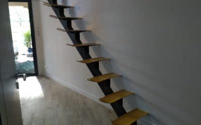 Réalisation d’un escalier planches de skate à LACANAU (33)