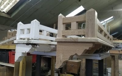 En ce moment à l’atelier – Refabrication de balconnets à LAVAL (53)