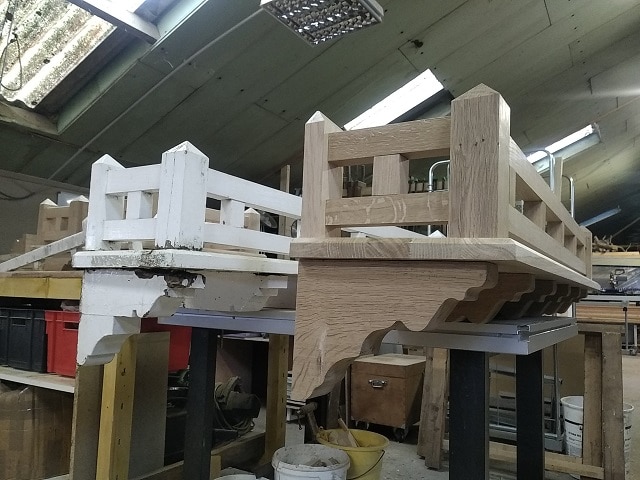En ce moment à l’atelier – Refabrication de balconnets à LAVAL (53)