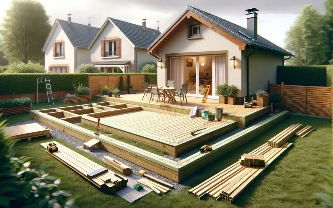 Comment aménager une terrasse sur un terrain irrégulier ?